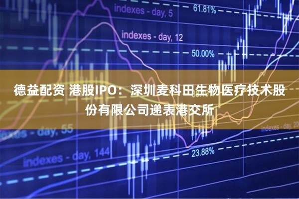 德益配资 港股IPO：深圳麦科田生物医疗技术股份有限公司递表港交所