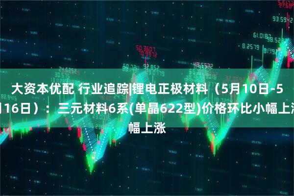 大资本优配 行业追踪|锂电正极材料（5月10日-5月16日）：三元材料6系(单晶622型)价格环比小幅上涨